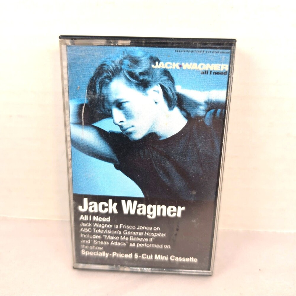 Jack Wagner- All I Need Warner General Hospital 1984 Cassette Tape